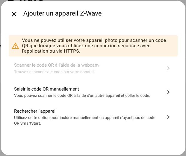 Ajouter un appareil