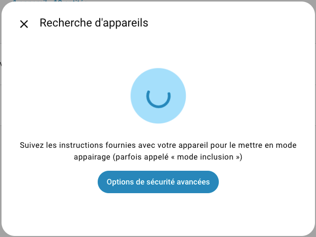 Ajouter un appareil