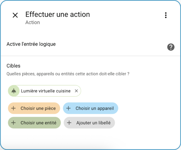 Modifier état du capteur virtuel