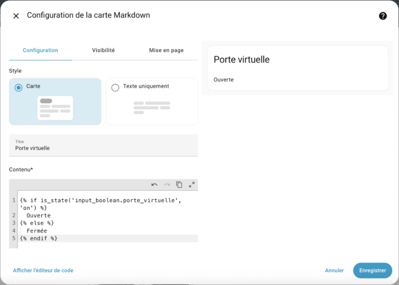 État textuel