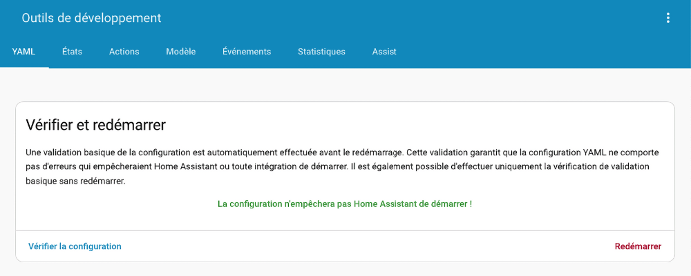 Configuration valide