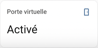 Porte ouverte