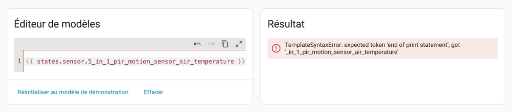 Template syntax error