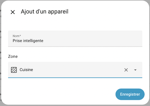 Nom de l'appareil
