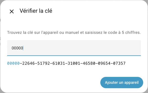 Enter 5 digit PIN