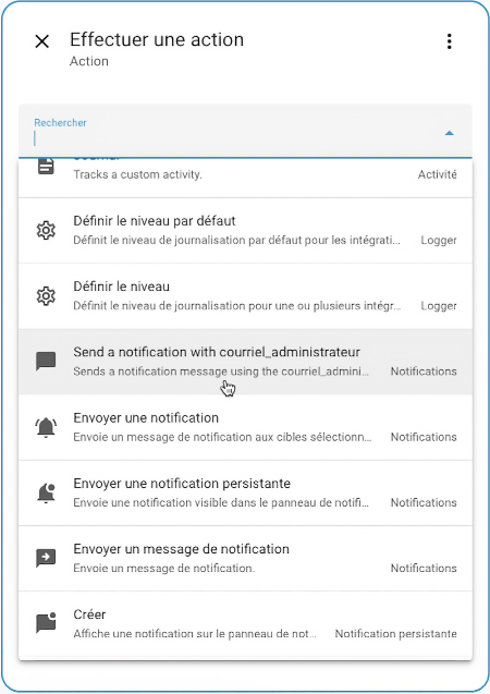 Send a notification