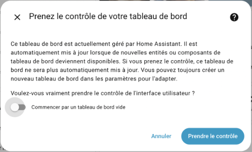 Prendre le contrôle