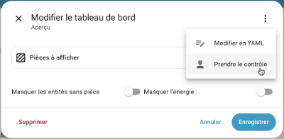 Prendre le contrôle