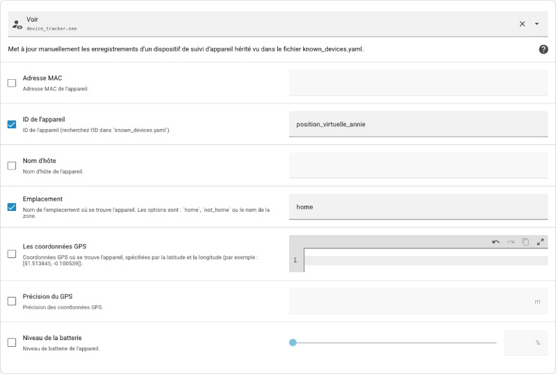 Service device_tracker.see