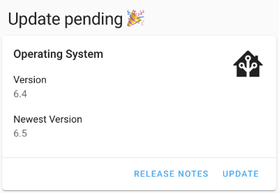 Update pending