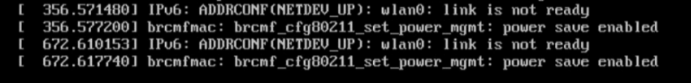 wlan0: link is not ready