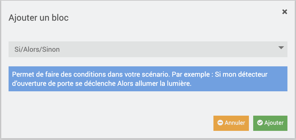 Ajouter un bloc