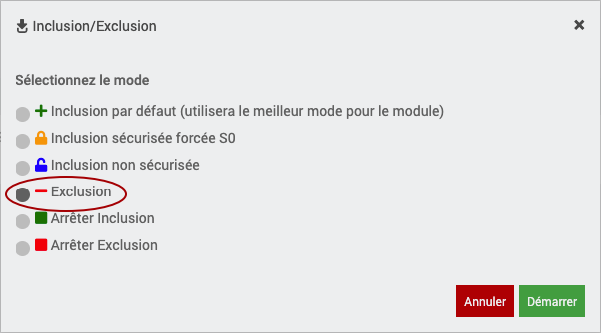 Exclusion