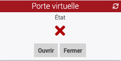 Tuile porte virtuelle