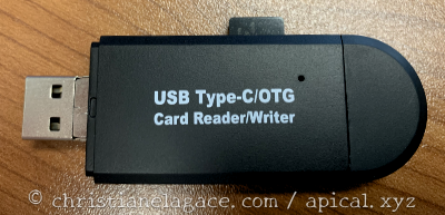 Lecteur de carte micro SD