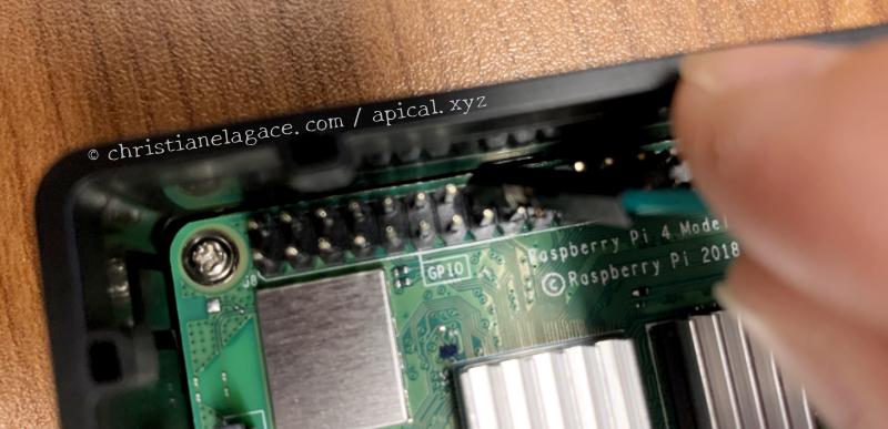 Branchements au GPIO