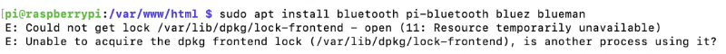 Could not get lock /var/lib/dpkg/lock-frontend - open