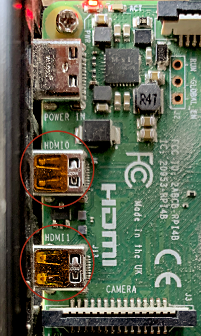 Deux ports HDMI