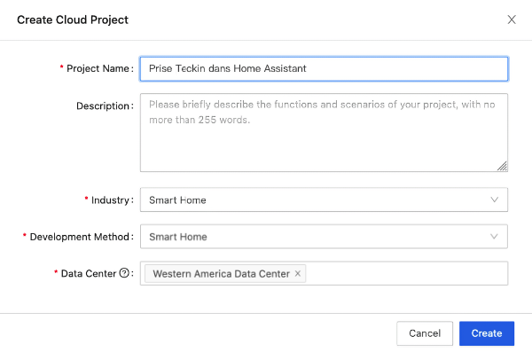 Create Cloud Project